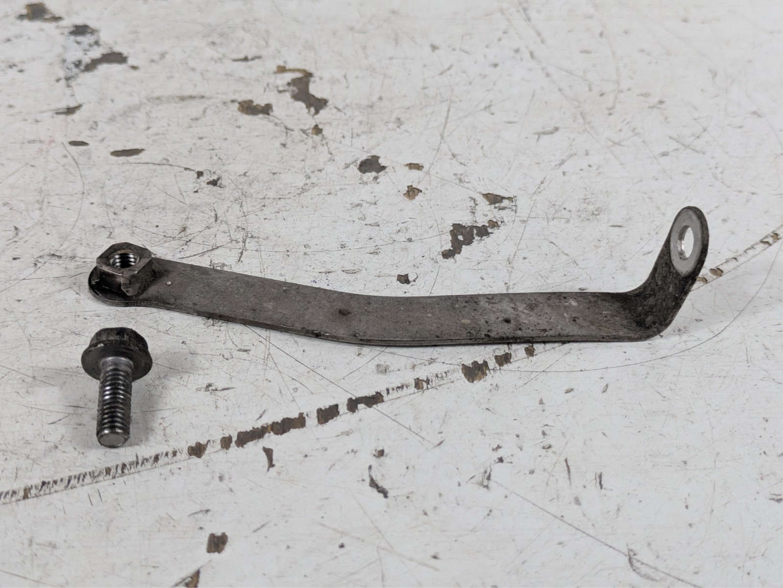 08-09 Kawasaki 1400GTR Concours 14 ZG1400 Lower Radiator Mount Stay Support Bar