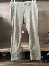 Terra  Sky Mid-Rise Jeggings Size 1X 16W-18W Bay Leaf GREEN STRETCH PULL ON