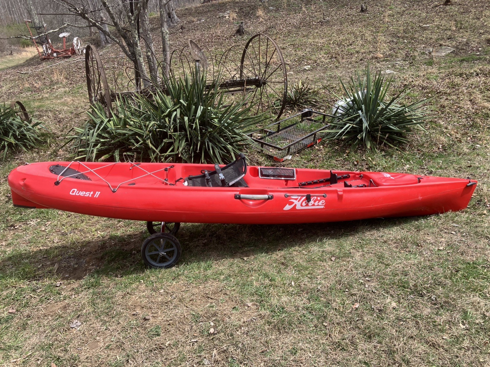 With Vantage Seat Plug  In Wheels And Paddle Sit On Top