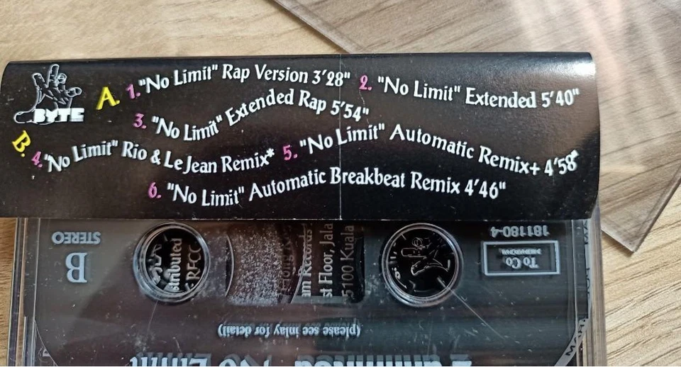 2 Unlimited : " No Limit " ( Cassette Tape ) - Image 3 of 4