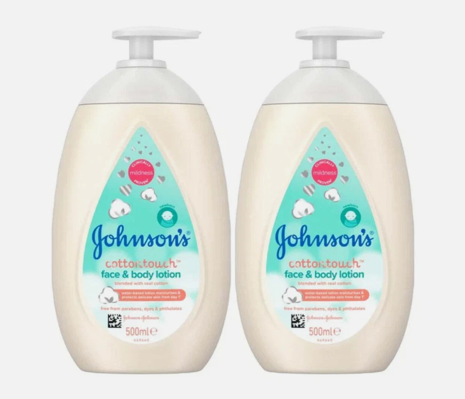 32oz Johnson's CottonTouch Newborn Baby Face and Body Lotion- 2pk-16.9oz
Opens in a new window or ta