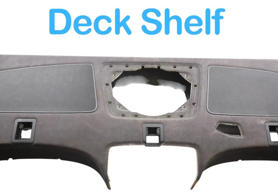 11-18 Audi A8 Quattro maletero trasero plataforma estante altavoz paquete moldura cubierta panel OEM Foto 3 de 4