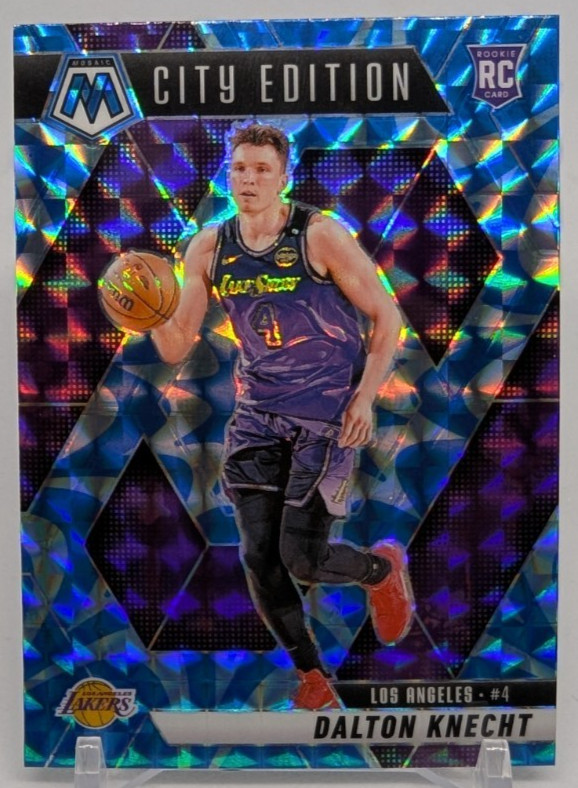 2024-2025 Panini Mosaic Dalton Knecht City Edition #271 Reactive Blue - Lakers