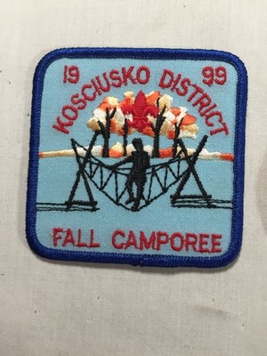 1999 Anthony Wayne Area Council Kosciusko Fall Camporee BSA Activity Patch