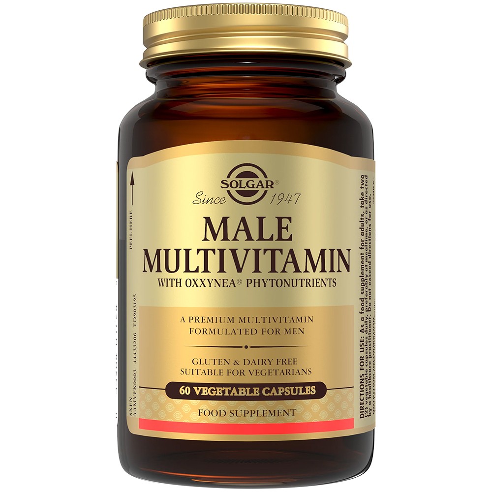 Solgar Male Multivitamin – 60 Veg Capsules Men’s Vitamin Formula
