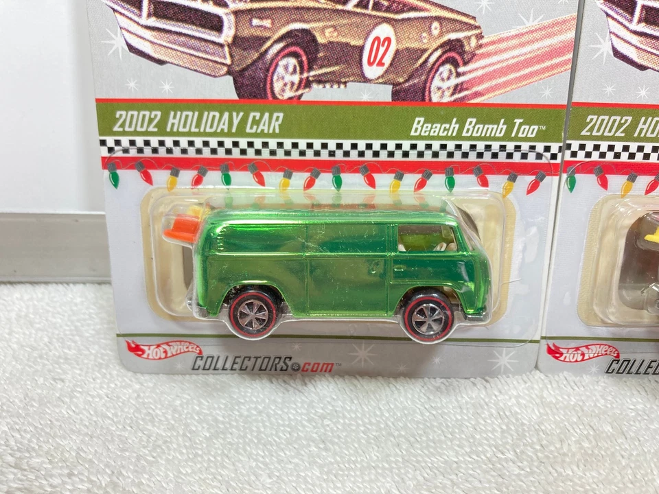 Autobús Two Hot Wheels 2002 Holiday Beach Bomb Too RLC RLBB VW Foto 3 de 4