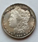 1884-O Morgan Silver Dollar Rim Toning Mirror Luster *See Photos & Description*