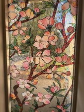 Rainbow Window Privacy Film Decorative Window Sticker, 3D Static Stained Glass