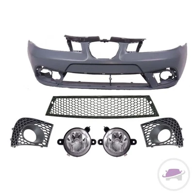 AFTER MARKET Seat Ibiza 6L 6L1 Pare-choc avant+grille complet+Antibrouillards 02-08