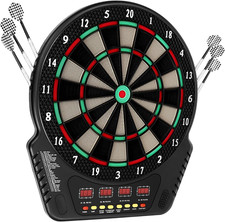 Electronic Dart Board with 27 Games  243 Modes - 16 Player Smart Scoring Dartbo