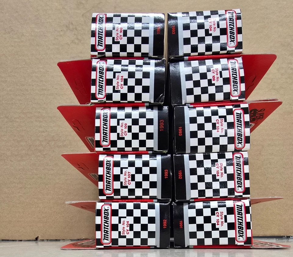 Lot of 10 Matchbox SuperStar Nascar Transporters Diecast  1989-1992 Vtg mint - Image 3 of 3