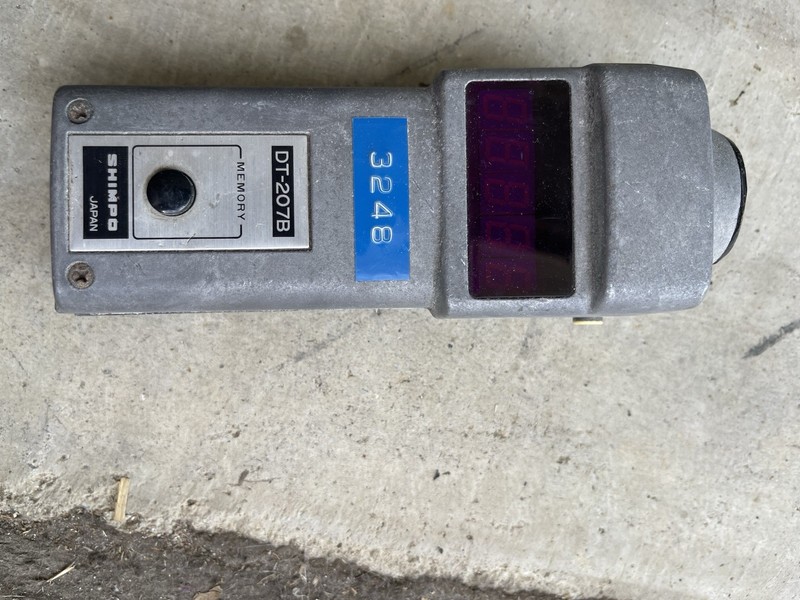 Shimpo DT-207B Handheld Tachometer Digital - Free Shipping