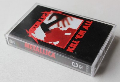 METALLICA - KILL 'EM ALL (VERTIGO 8381424) 1989 EUROPE CASSETTE REISSUE THRASH