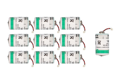 Lithium Batterie 3,6V 1100mAh für Blue Chip 10er-Set