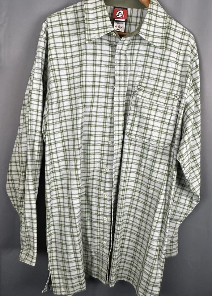 Camisa De Colección Allen Iverson Reebok I3 Abotonada Manga Larga Cuadros Línea Principal XL Foto 2 de 4