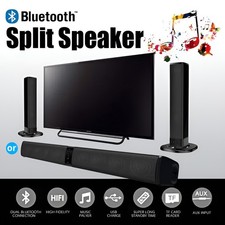 Bluetooth 5.0 Home TV Sound Bar Speaker System Wireless Subwoofer 3D Surround