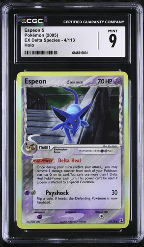 Espeon δ graded CGC 9 for sale on eBay