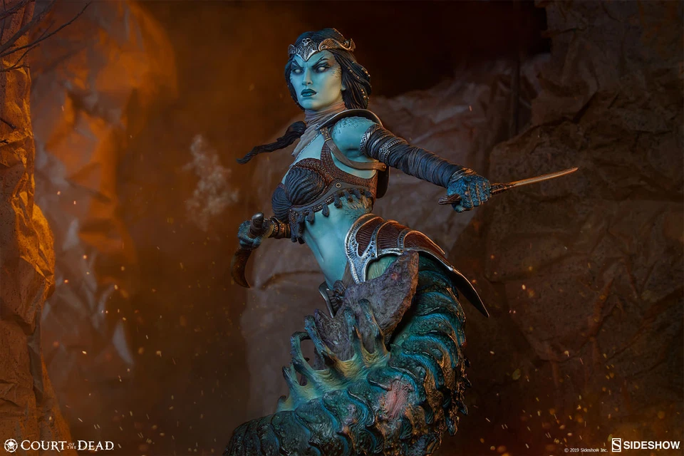 SIDESHOW 300655 Corte de los Muertos Gallevarbe 19"" pulgadas estatua en stock Foto 3 de 4