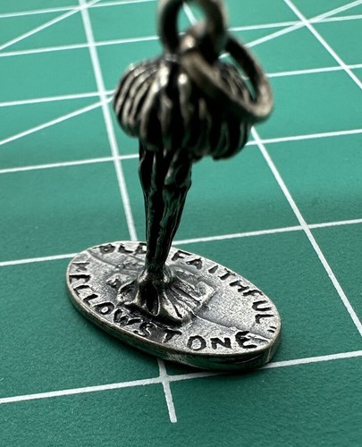 DE COLECCIÓN PLATA ESTERLINA 3D Antiguo Fiel Parque Estatal de Yellowstone GÉISER DE AGUA ENCANTO - Imagen 6 de 10