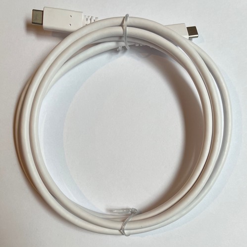 LG UltraFine 4K 21.5" 22MD4KA-B 23.7" 24MD4KL-B 5K 27" 27MD5KL-B USB-C Cable WH - Picture 3 of 5