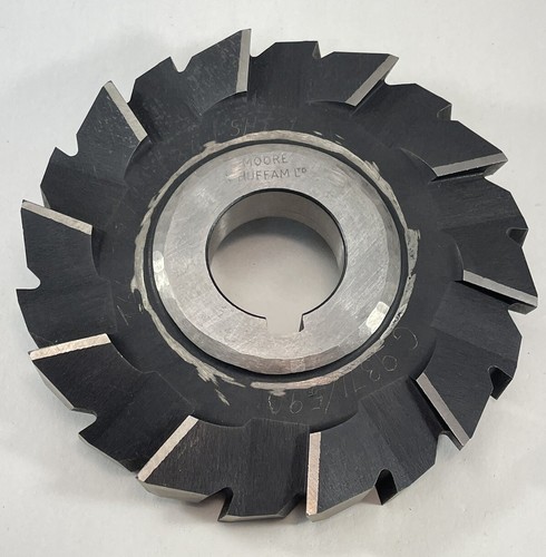 Horizontal milling cutter 5" x 5/8" x 1-1/4" bore Side & Face Cutter SC4 D5