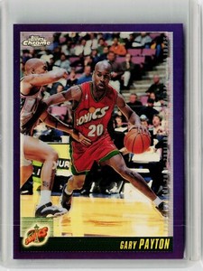 2000-01 TOPPS CHROME REFRACTOR #128 - GARY PAYTON