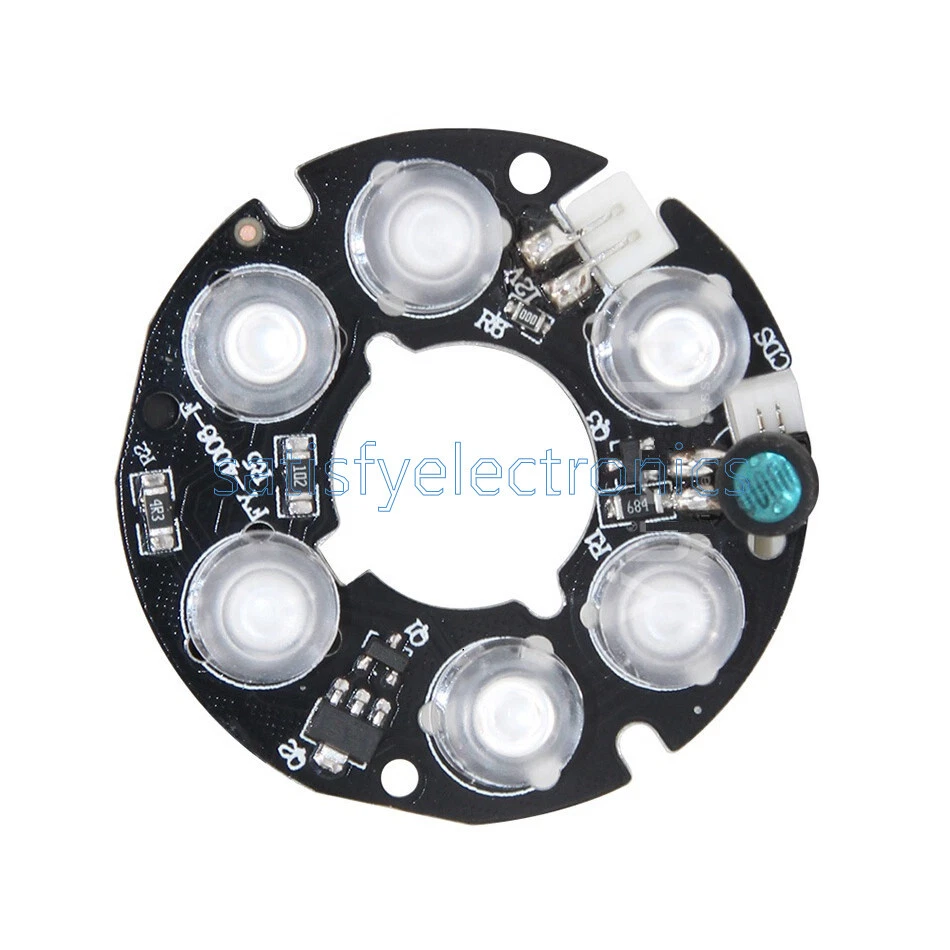 45mm 6pcs array White LED IR Leds Infrared Board for CCTV cameras night vision - Image 2 of 4