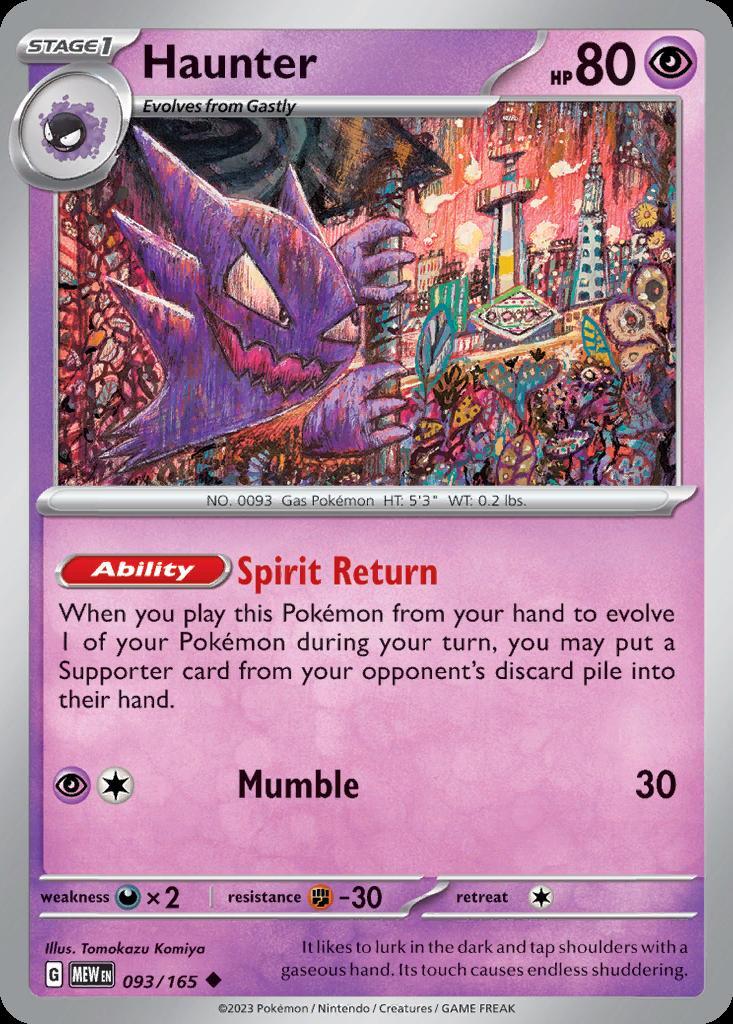 Pokemon Haunter (93/210) 151 LP