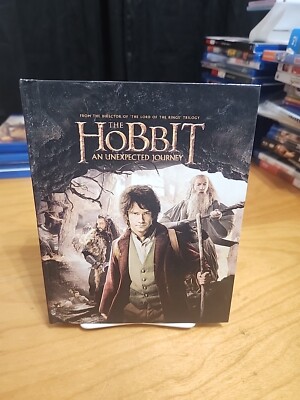 The Hobbit An Unexpected Journey Blu-Ray W/ World of Hobbits Book/ 3 Disc's 