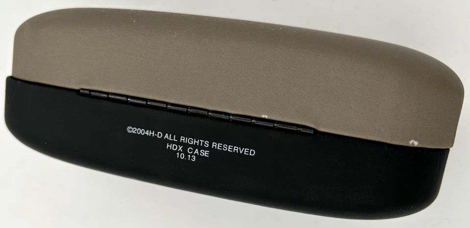 Harley-davidson Hard Sunglasses Case Two-Tone Black & Gray - Image 3 of 4