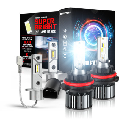 For Eagle Vision 1993-1997 6500K LED 9007+H3 Faro Alto/Bajo+Bombillas antiniebla