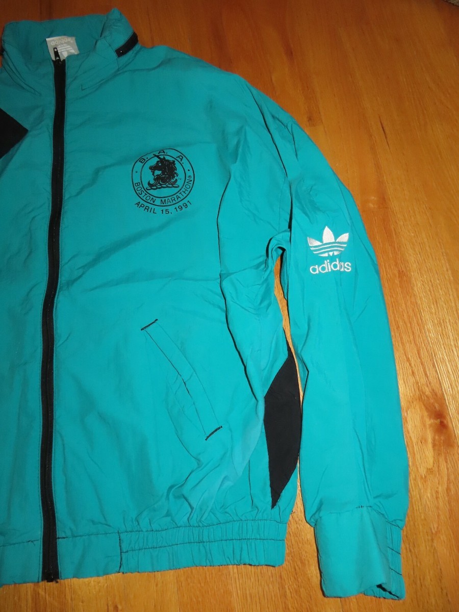 RARE Adidas April 15, 1991 95th B. A. A. BOSTON MARATHON (XL
