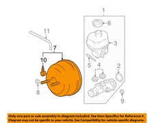CHRYSLER OEM 11-12 1500 Cab Components On Dash Panel-Power Booster 68078739AA