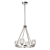 Elstead Rubin Led Kronleuchter G9 4-Fach Poliertes Nickel