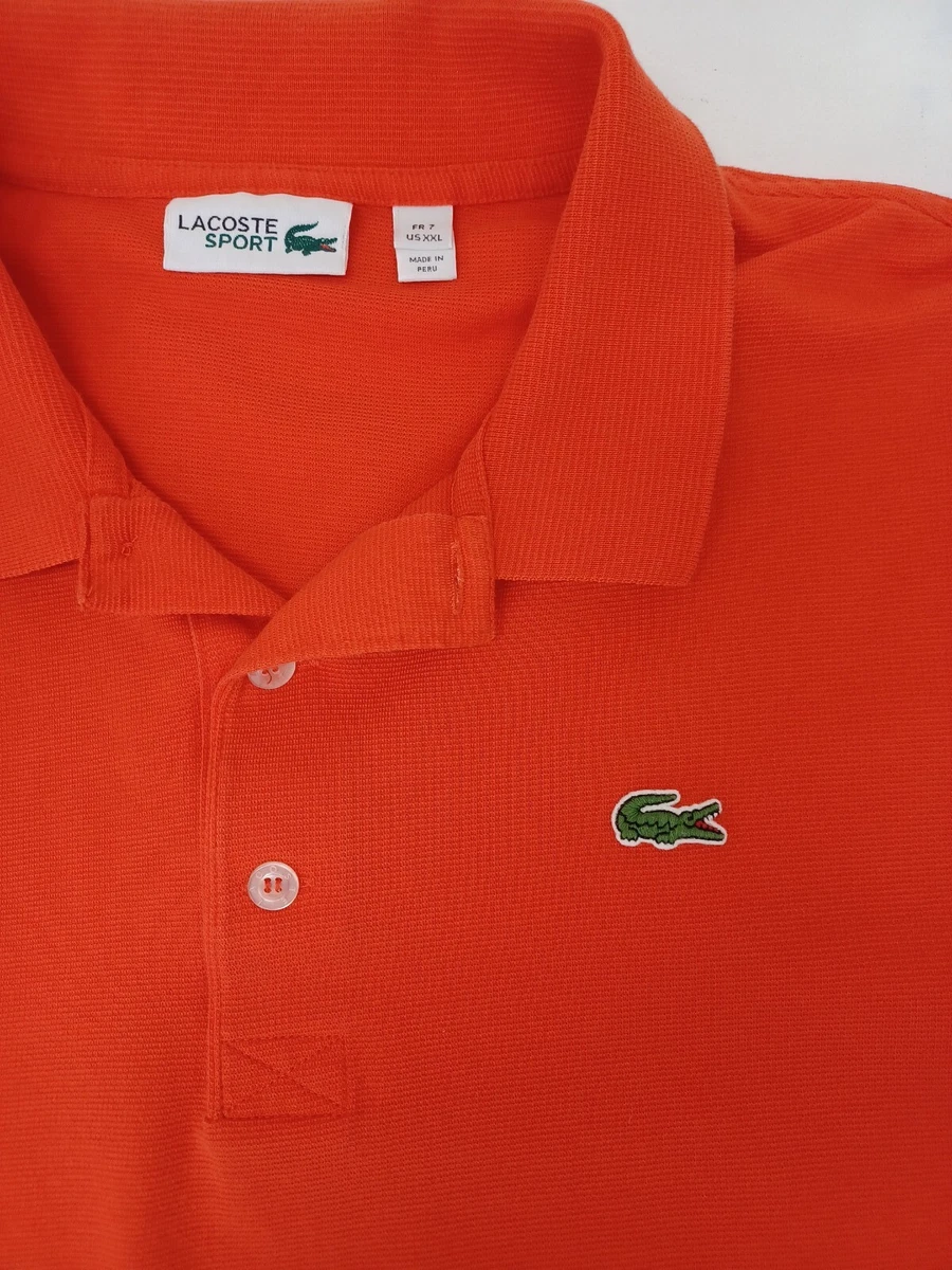 LACOSTE SPORT XXL Polo Shirt Classic Short Sleeve Piqué Peru $95 eBay