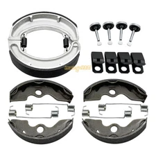 For Honda Fourtrax 300 2x4 TRX300 Front & Rear Brake Shoes Kit 1988 1989-2000 