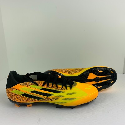Adidas x SpeedFlow Messi.3 FG Soccer Cleats Football Men's Sz 12 GW7419 Gold NEW