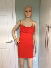 Bnwt Urban Outfitters Emma Ribbed Mini Dress - Red - M or L or XL
