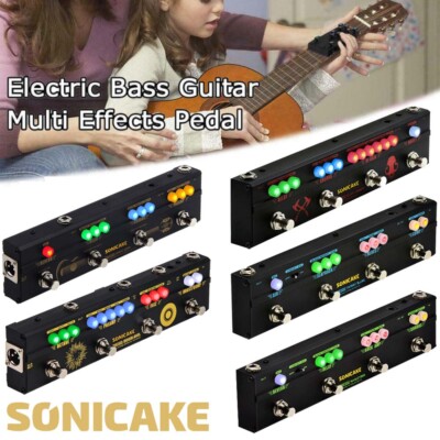 SONICAKE Gitarre Multi-Effekte Pedal Delay/Chorus/Distortion/Overdrive/Kompresso