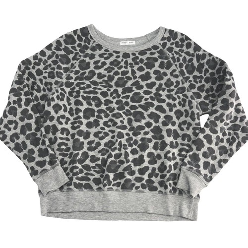 Leopard Sweatshirt Animal Print Black 
