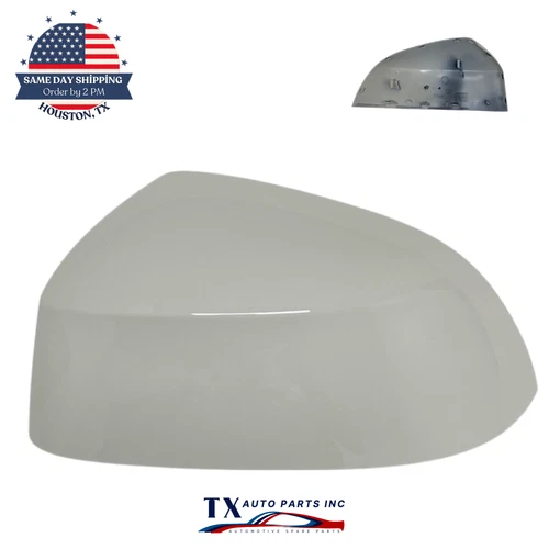 Driver Side Mirror Cover Cap for BMW X3 X4 X5 X6 F15 F16 F26 Alpine White Left