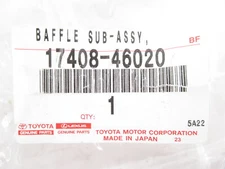 Genuine OEM Toyota Lexus 17408-46020 Chrome Exhaust Tip Tail Pipe Extension