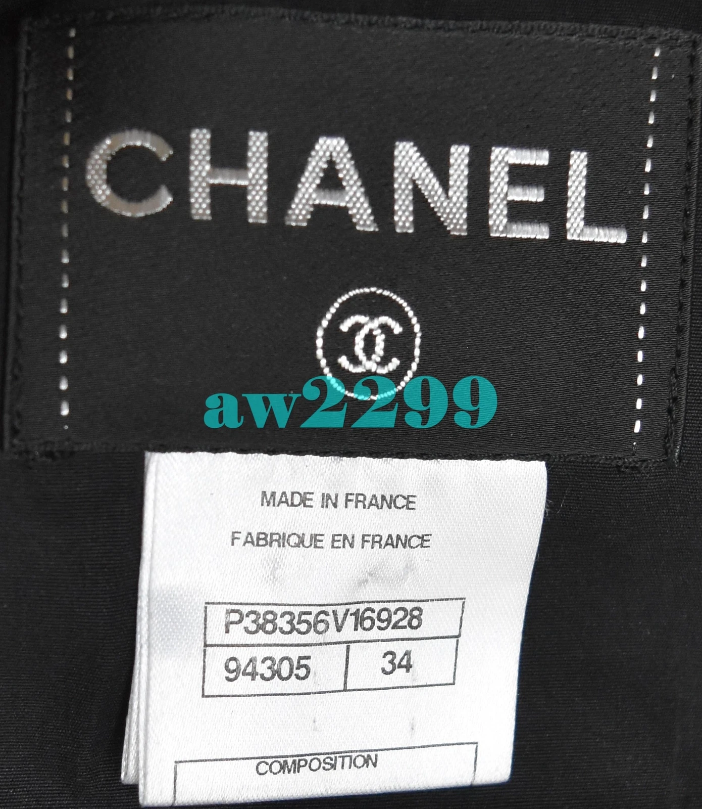 TRENCH CHANEL 10S 2010 PIÙ RICERCATO TWEED FRANGE CON FINITURE CINTURA FR 34 NERO