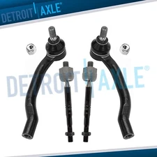 Front Left Right Inner Outer Tie Rods for 2018 2019 2020 2021 2022 Honda Accord