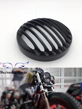 Motorcycle Black Headlight Lamp Grill Cover For Harley Sportster XL Dyna Softail
