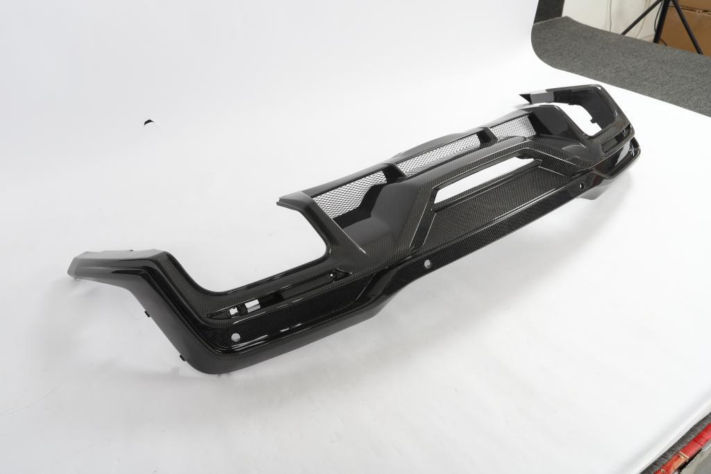 Ford Mustang Dark Horse 2024+ Carbon Fiber Rear Bumper Diffuser Lip