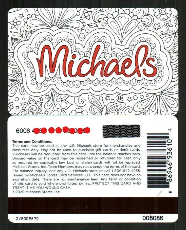 Michaels Gift Card