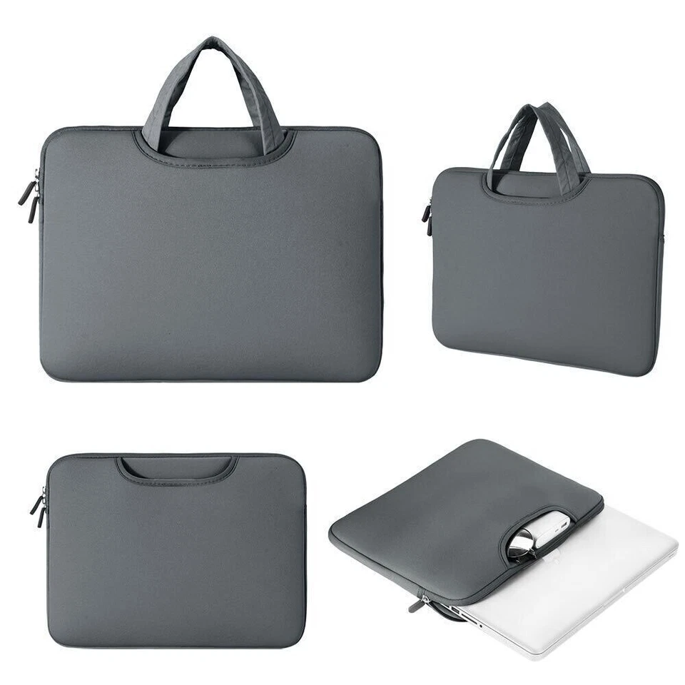 Funda con asa para portátil de 11-15,6 pulgadas para HP Lenovo Dell Macbook Air Foto 4 de 4