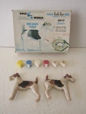 BACHMANN DOGS OF THE WORLD WIRE HAIRED TERRIER SNAP FIT MODEL