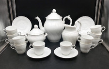 VECCHIO GINORI BIANCO SERVIZIO CAFFE' 12 persone  RICHARD GINORI PORCELLANA